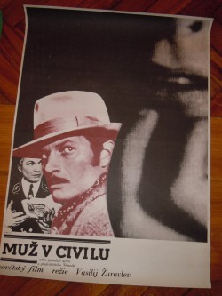 Filmový plakát Muž v civilu (A1) - 800 Kč